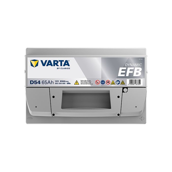 Batterie Start & Stop EFB Varta D54 12 V 65 Ah 650 A – EFB