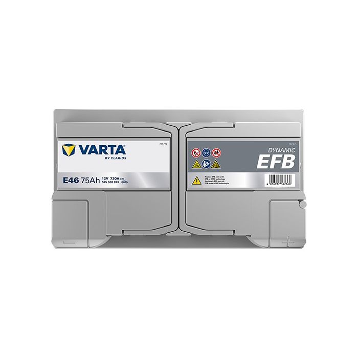 Batterie Start & Stop EFB Varta Dynamic E46 12 V 75 Ah 730 A – EFB
