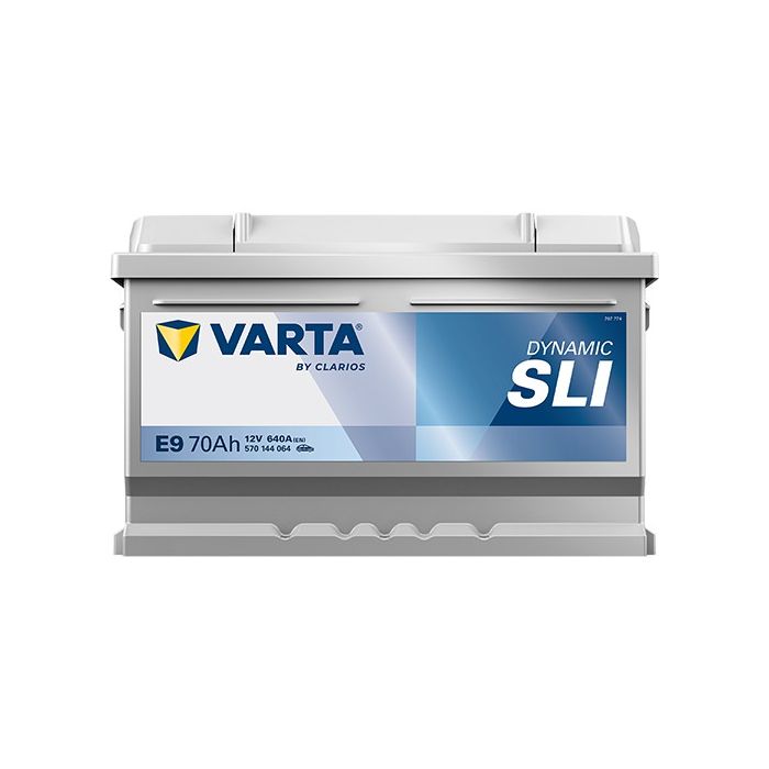 Batterie de démarrage Varta Dynamic E9 12 V 70 Ah 640 A – Plomb-acide (sans entretien)