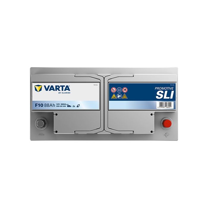 Batterie de démarrage Varta Promotive F10 12 V 88 Ah 680 A – Plomb-acide (sans entretien)