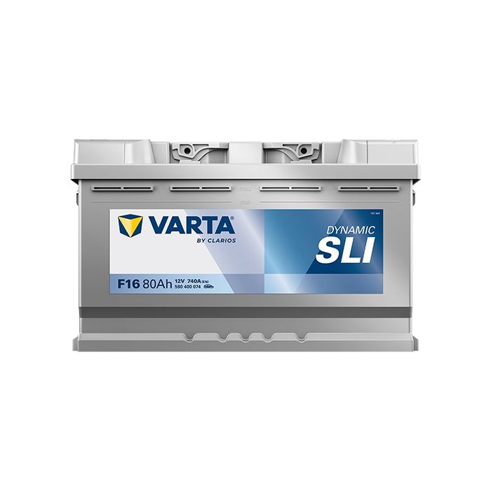 Batterie de démarrage Varta Dynamic F16 12 V 80 Ah 740 A – Plomb-acide (sans entretien)