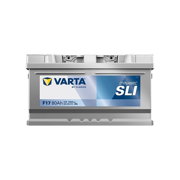 Batterie de démarrage Varta Dynamic F17 12 V 80 Ah 740 A – Plomb-acide (sans entretien)