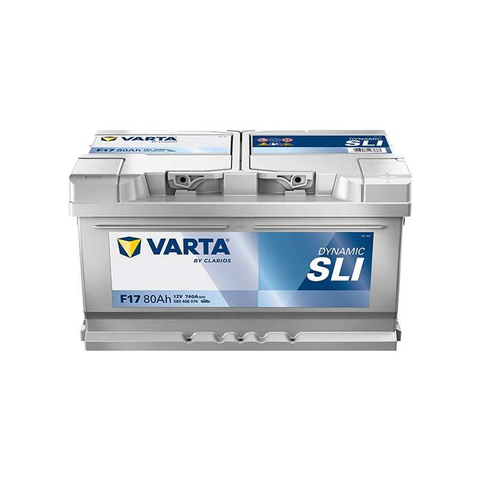 Batterie de démarrage Varta Dynamic F17 12 V 80 Ah 740 A – Plomb-acide (sans entretien)