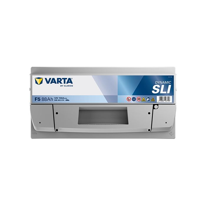 Batterie de démarrage Varta Dynamic F5 12 V 88 Ah 740 A – Plomb-acide (sans entretien)