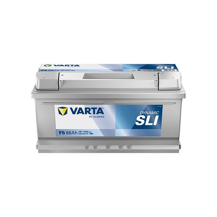 Batterie de démarrage Varta Dynamic F5 12 V 88 Ah 740 A – Plomb-acide (sans entretien)