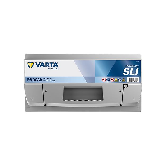 Batterie de démarrage Varta Dynamic F6 12 V 90 Ah 720 A – Plomb-acide (sans entretien)
