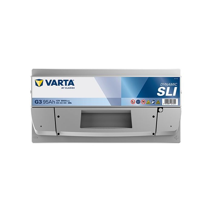 Batterie de démarrage Varta Dynamic G3 12 V 95 Ah 800 A – Plomb-acide (sans entretien)