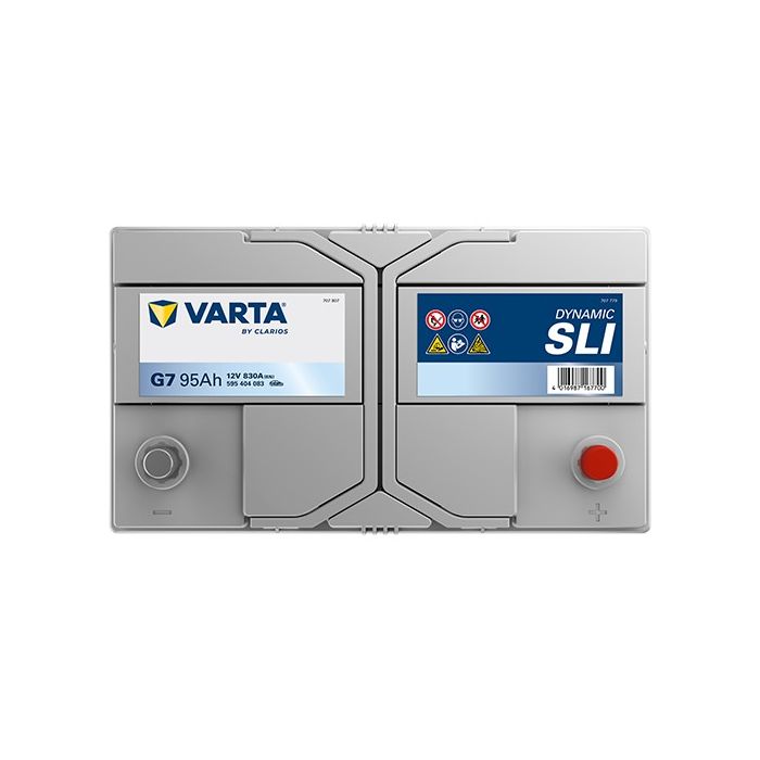Batterie de démarrage Varta Dynamic G7 12 V 95 Ah 830 A – Plomb-acide (sans entretien)