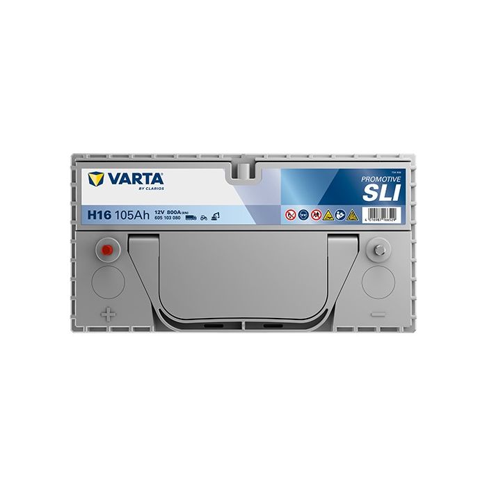 Batterie de démarrage Varta Promotive H16 12 V 105 Ah 800 A – Plomb-acide (sans entretien)