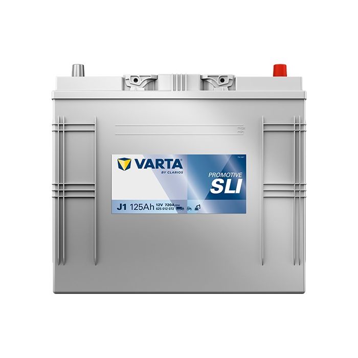 Batterie de démarrage Varta Promotive J1 12 V 125 Ah 720 A – Plomb-acide (sans entretien)