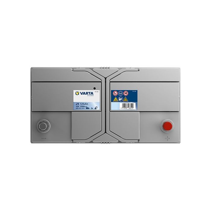 Batterie de démarrage Varta Promotive J1 12 V 125 Ah 720 A – Plomb-acide (sans entretien)