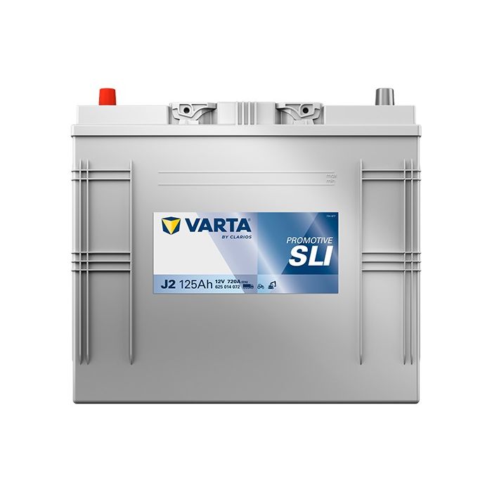 Batterie de démarrage Varta Promotive J2 12 V 125 Ah 720 A – Plomb-acide (sans entretien)