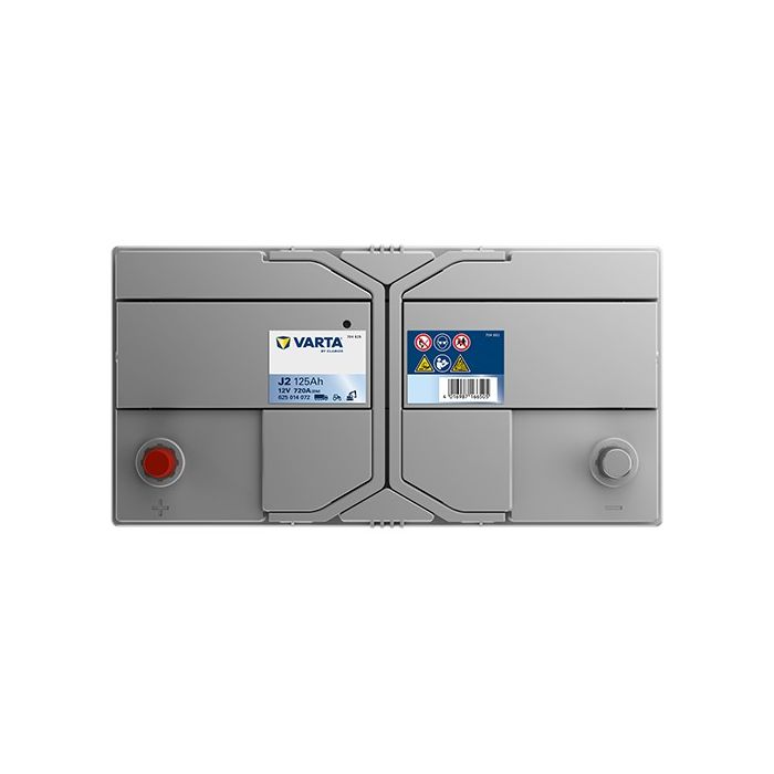 Batterie de démarrage Varta Promotive J2 12 V 125 Ah 720 A – Plomb-acide (sans entretien)