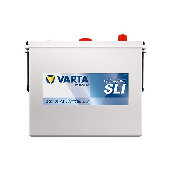 Batterie de démarrage Varta Promotive J3 12 V 125 Ah 950 A – Plomb-acide (sans entretien)