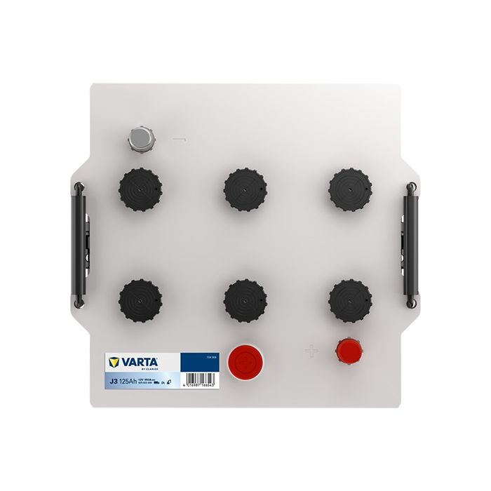 Batterie de démarrage Varta Promotive J3 12 V 125 Ah 950 A – Plomb-acide (sans entretien)