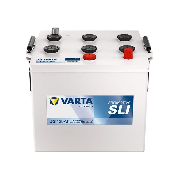 Batterie de démarrage Varta Promotive J3 12 V 125 Ah 950 A – Plomb-acide (sans entretien)