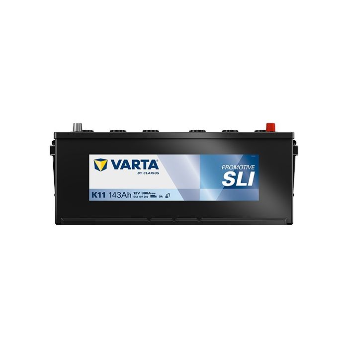Batterie de démarrage Varta Promotive K11 12 V 143 Ah 900 A – Plomb-acide (sans entretien)