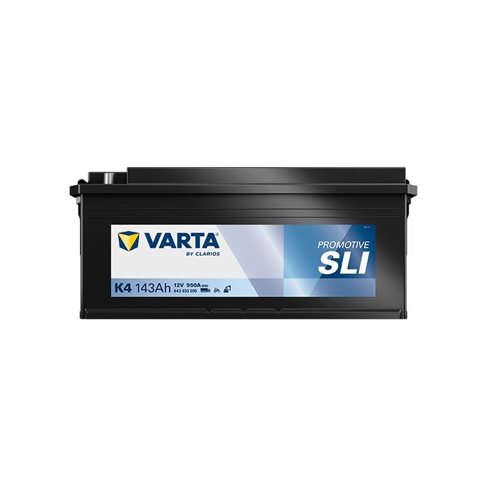 Batterie de démarrage Varta Promotive K4 12 V 143 Ah 950 A – Plomb-acide (sans entretien)