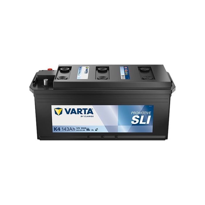 Batterie de démarrage Varta Promotive K4 12 V 143 Ah 950 A – Plomb-acide (sans entretien)