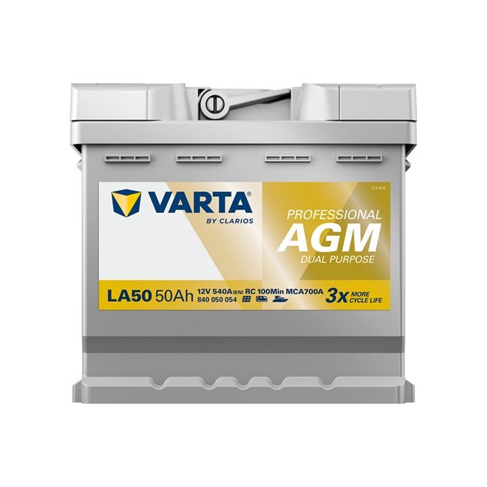 Batterie AGM Varta Professional LA50 12 V 50 Ah 540 A – AGM