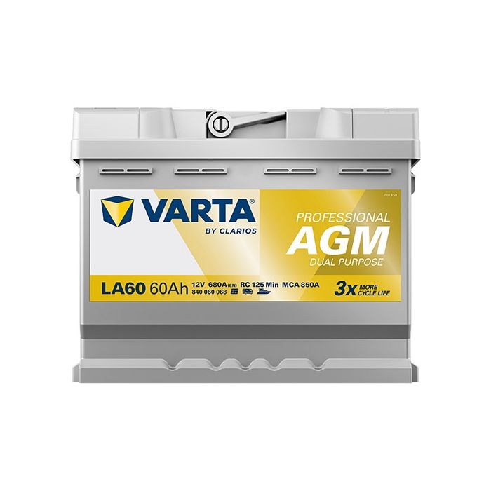 Batterie AGM Varta Professional LA60 12 V 60 Ah 680 A – AGM