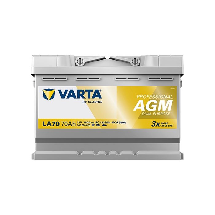 Batterie AGM Varta Professional LA70 12 V 70 Ah 760 A – AGM