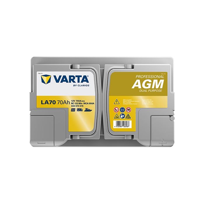 Batterie AGM Varta Professional LA70 12 V 70 Ah 760 A – AGM