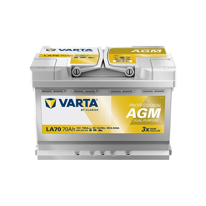 Batterie AGM Varta Professional LA70 12 V 70 Ah 760 A – AGM