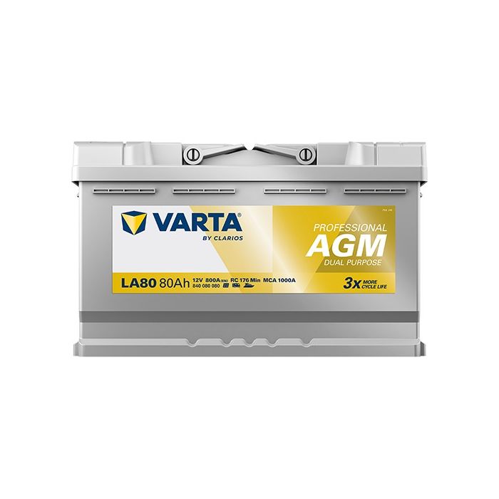 Batterie AGM Varta Professional LA80 12 V 80 Ah 800 A – AGM