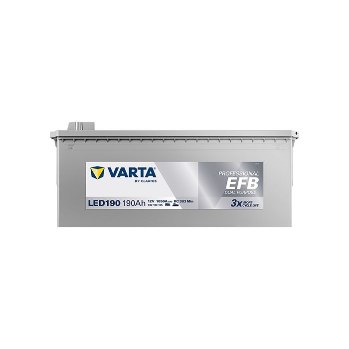 Batterie EFB Varta Professional LED190 12 V 190 Ah 1050 A – EFB