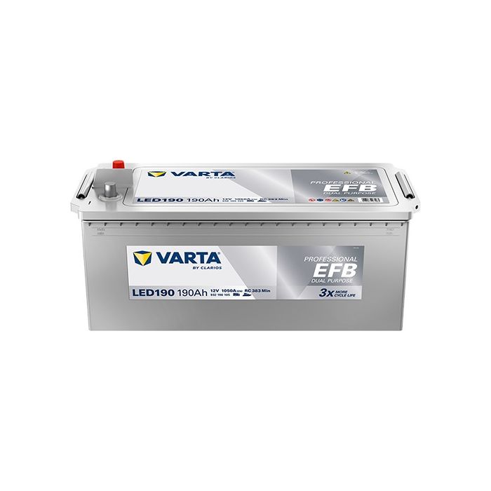 Batterie EFB Varta Professional LED190 12 V 190 Ah 1050 A – EFB
