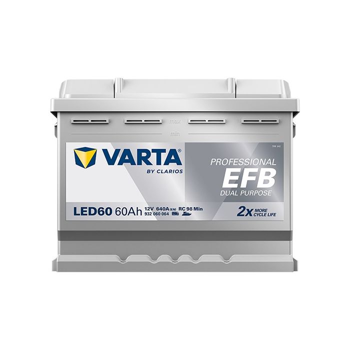 Batterie EFB Varta Professional LED60 12 V 60 Ah 640 A – EFB