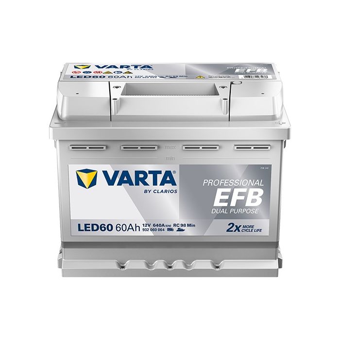 Batterie EFB Varta Professional LED60 12 V 60 Ah 640 A – EFB
