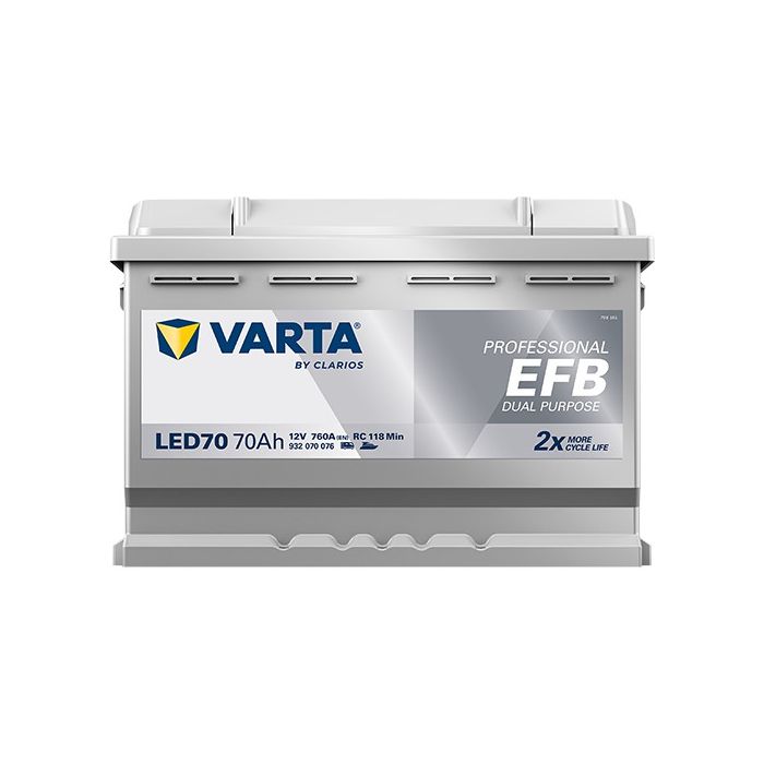 Batterie EFB Varta Professional LED70 12 V 70 Ah 760 A – EFB