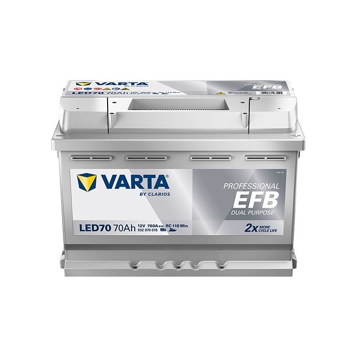Batterie EFB Varta Professional LED70 12 V 70 Ah 760 A – EFB