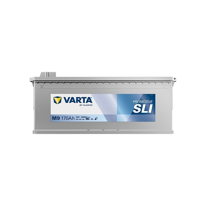Batterie de démarrage Varta Promotive M9 12 V 170 Ah 1000 A – Plomb-acide (sans entretien)