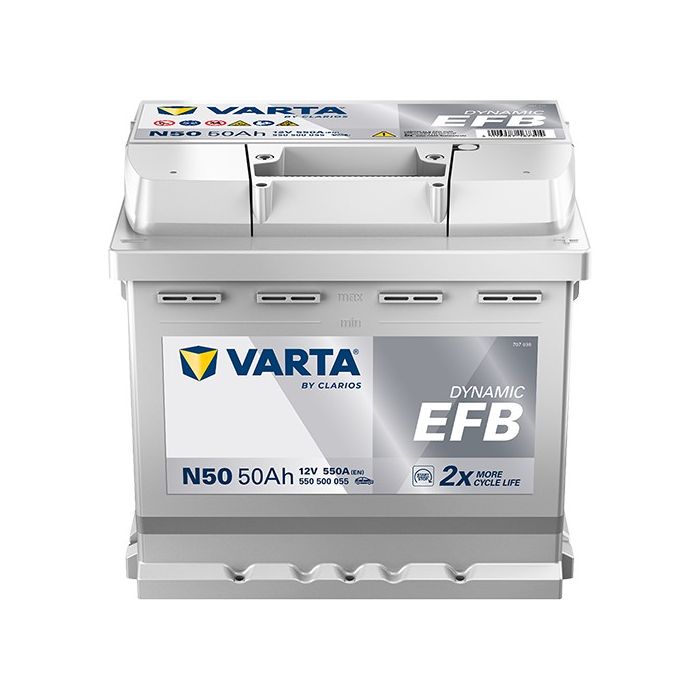 Batterie Start & Stop EFB Varta N50 12 V 50 Ah 550 A – EFB