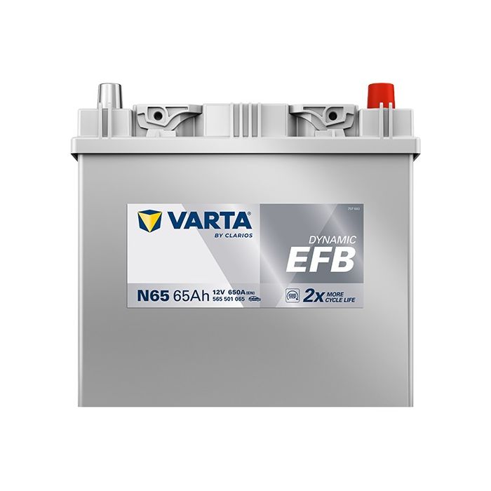 Batterie Start & Stop EFB Varta Dynamic N65 12 V 65 Ah 650 A – EFB