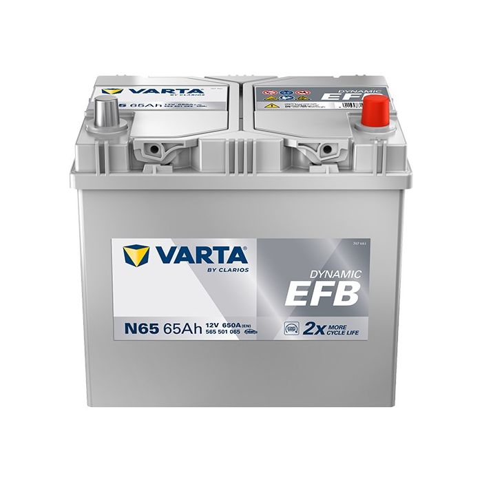 Batterie Start & Stop EFB Varta Dynamic N65 12 V 65 Ah 650 A – EFB