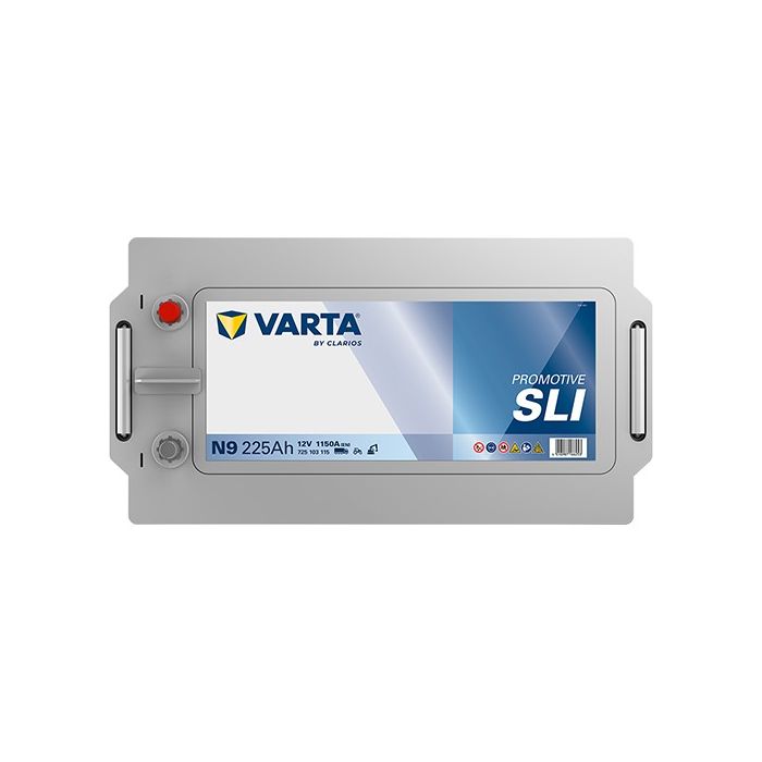 Batterie de démarrage Varta Promotive N9 12 V 225 Ah 1150 A – Plomb-acide (sans entretien)
