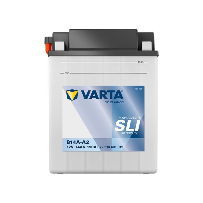 Batterie moto Varta Powersports YB14A-A2 12 V 14 Ah 190 A – Plomb-acide (électrolyte liquide)