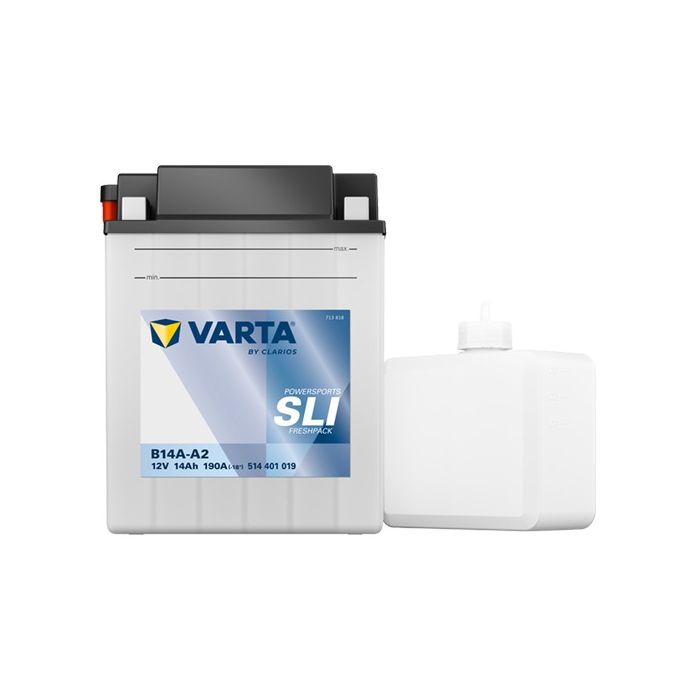 Batterie moto Varta Powersports YB14A-A2 12 V 14 Ah 190 A – Plomb-acide (électrolyte liquide)