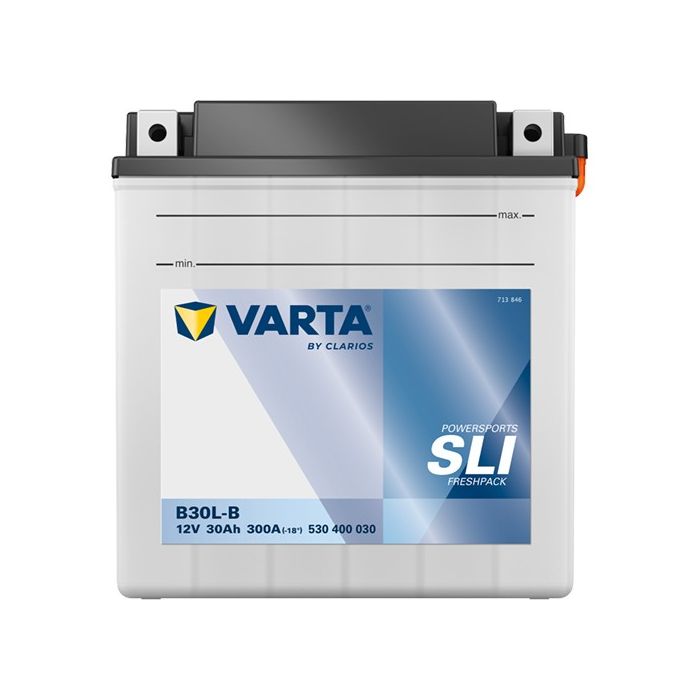 Batterie moto Varta Powersports YB30L-B 12 V 30 Ah 300 A – Plomb-acide (électrolyte liquide)
