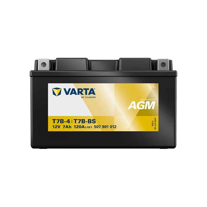 Batterie moto Varta Powersports YT7B-4 12 V 7 Ah 120 A – AGM