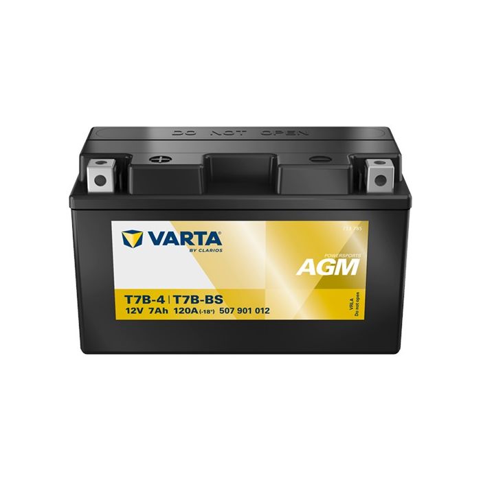 Batterie moto Varta Powersports YT7B-4 12 V 7 Ah 120 A – AGM