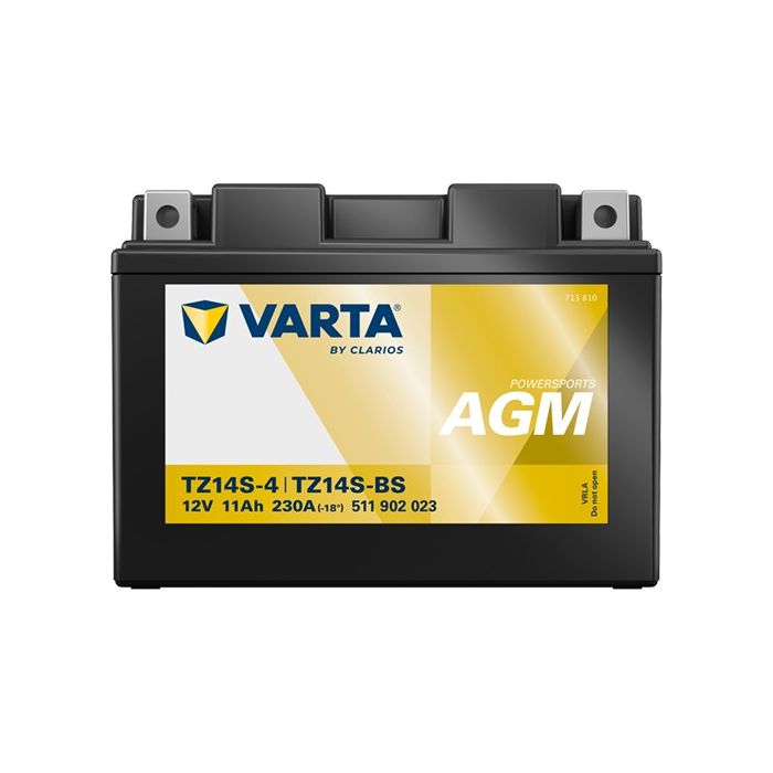 Batterie moto Varta Powersports TTZ14S-BS 12 V 11 Ah 230 A – AGM