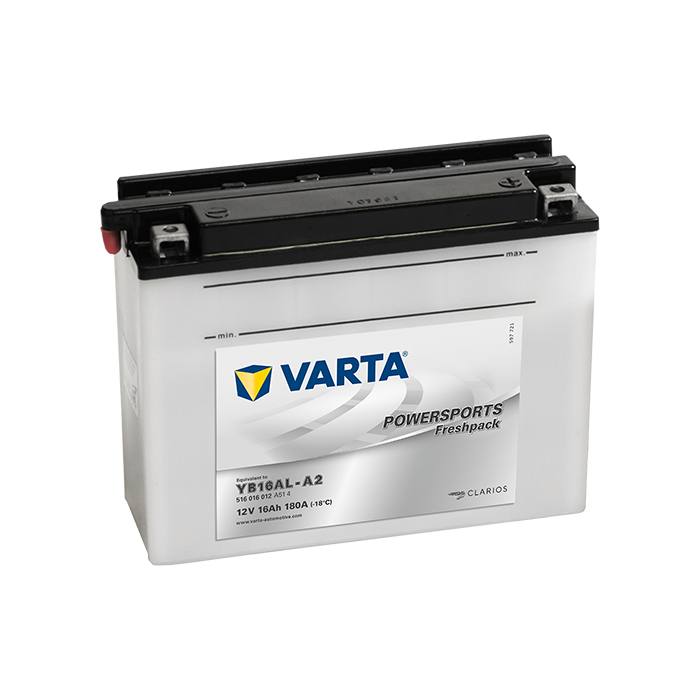 Batterie moto Varta Powersports YB16AL-A2 12 V 16 Ah 180 A – Plomb-acide (électrolyte liquide)