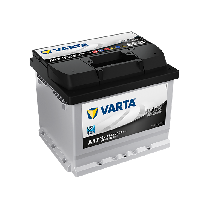 Batterie de démarrage Varta Dynamic A17 12 V 41 Ah 360 A – Plomb-acide (sans entretien)