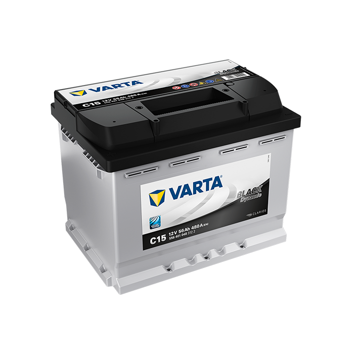 Batterie de démarrage Varta Dynamic C15 12 V 56 Ah 480 A – Plomb-acide (sans entretien)