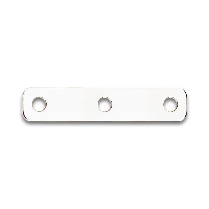 Plaque de liaison 3 voies 600 A entraxe 50 mm pour boulons M8 et M10 
